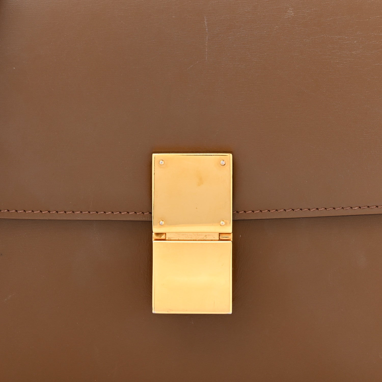 Celine Box Calfskin Medium Classic Box Flap Bag Camel 8 of 22