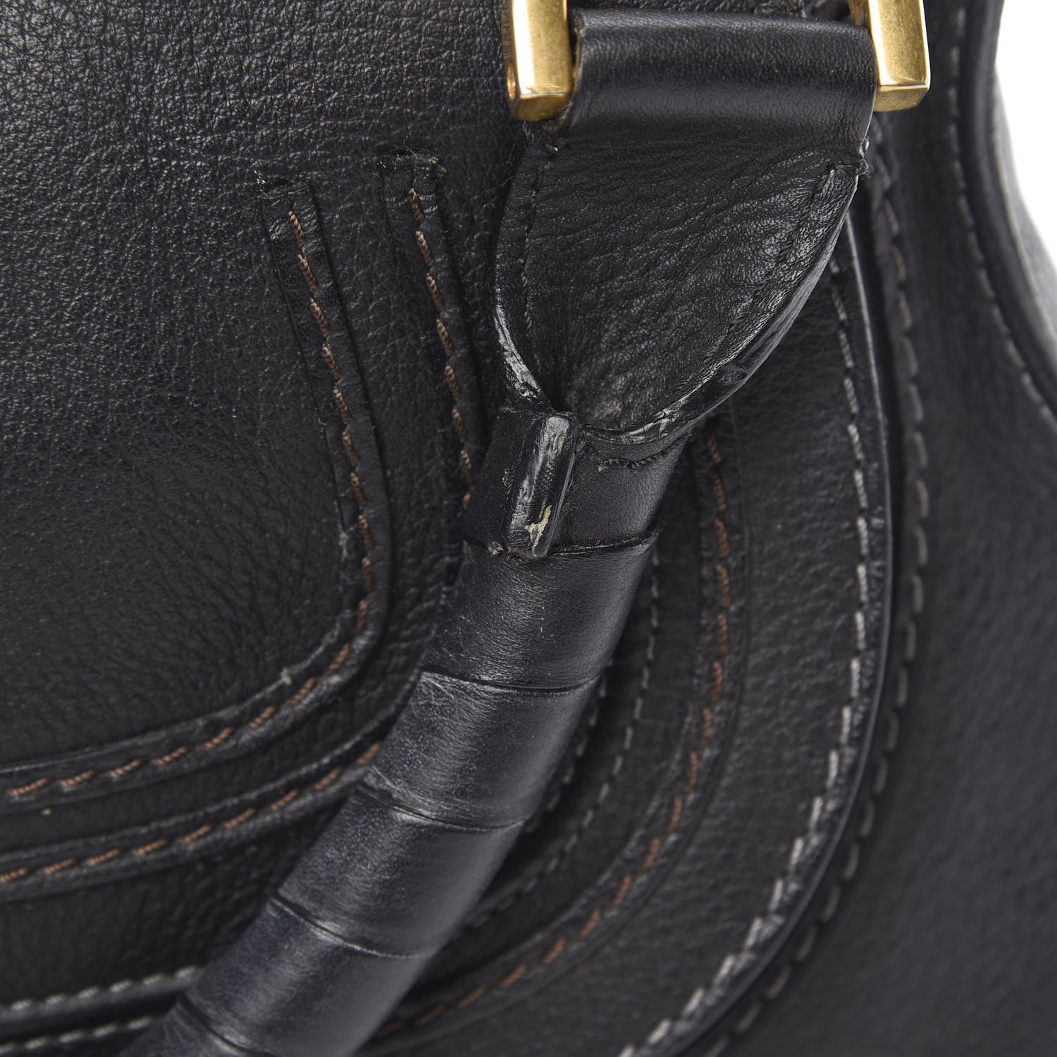 Chloe Calfskin Medium Marcie Satchel Black 12 of 17