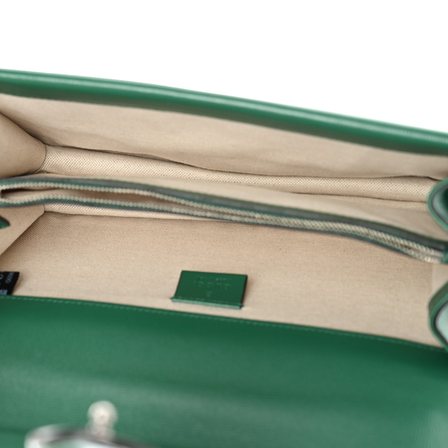 Azalea Calfskin GG Monogram Bi-Color Debossed Small Dionysus Shoulder Bag Stone Topaz Mystic White Emerald