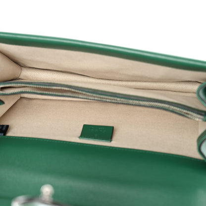 Gucci Azalea Calfskin GG Monogram Bi-Color Debossed Small Dionysus Shoulder Bag Stone Topaz Mystic White Emerald 5 of 12