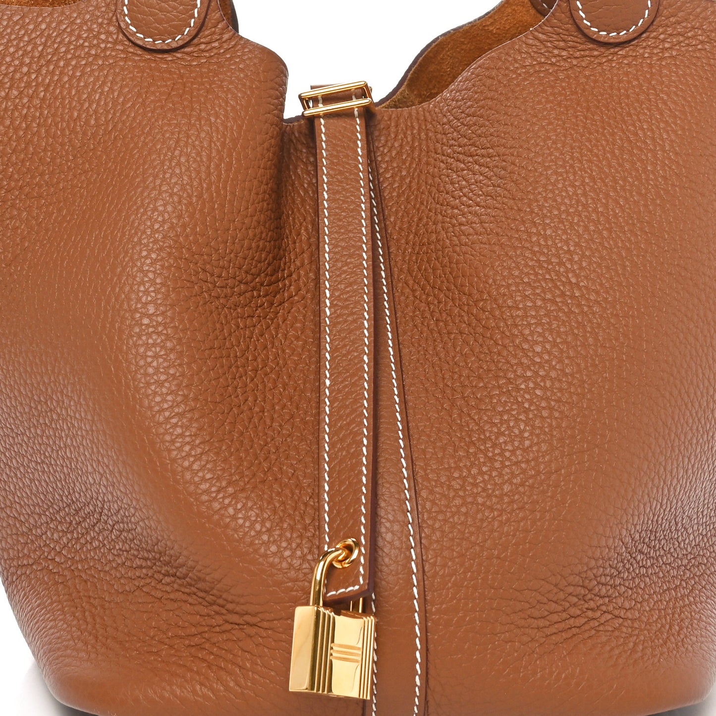 Taurillon Clemence Picotin Lock 22 MM Gold