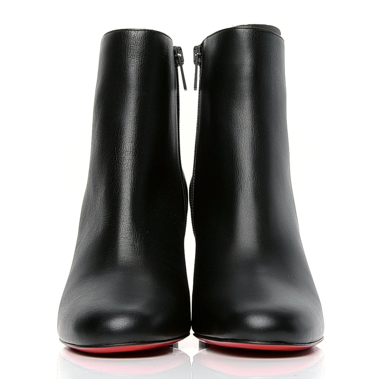 Calfskin Turela 85 Ankle Boots 37.5 Black