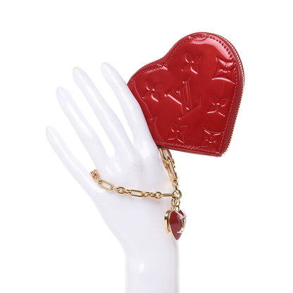 Louis Vuitton Vernis Coeur Heart Coin Purse Pomme D'Amour 2 of 7