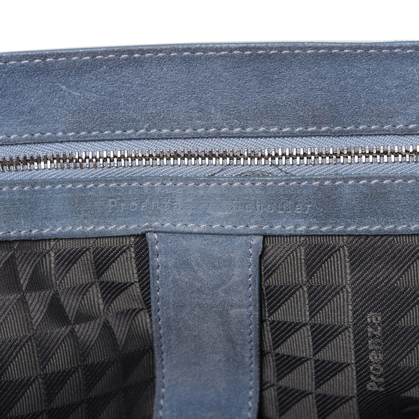 Suede Medium PS1 Satchel Polar Blue