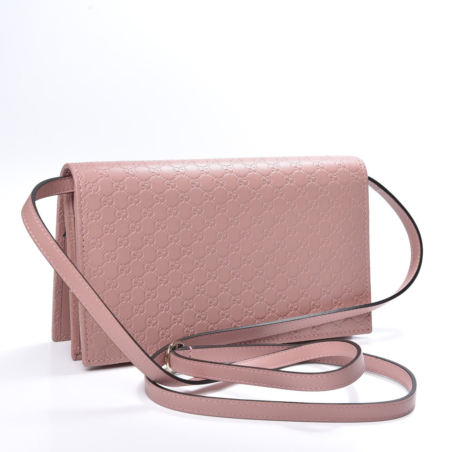 Microguccissima Crossbody Wallet Soft Pink