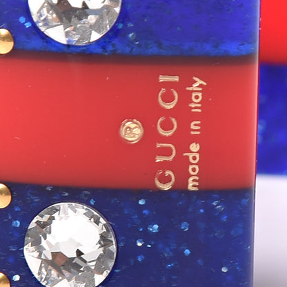 Gucci Crystal Web Cuff 16 Blue 5 of 5