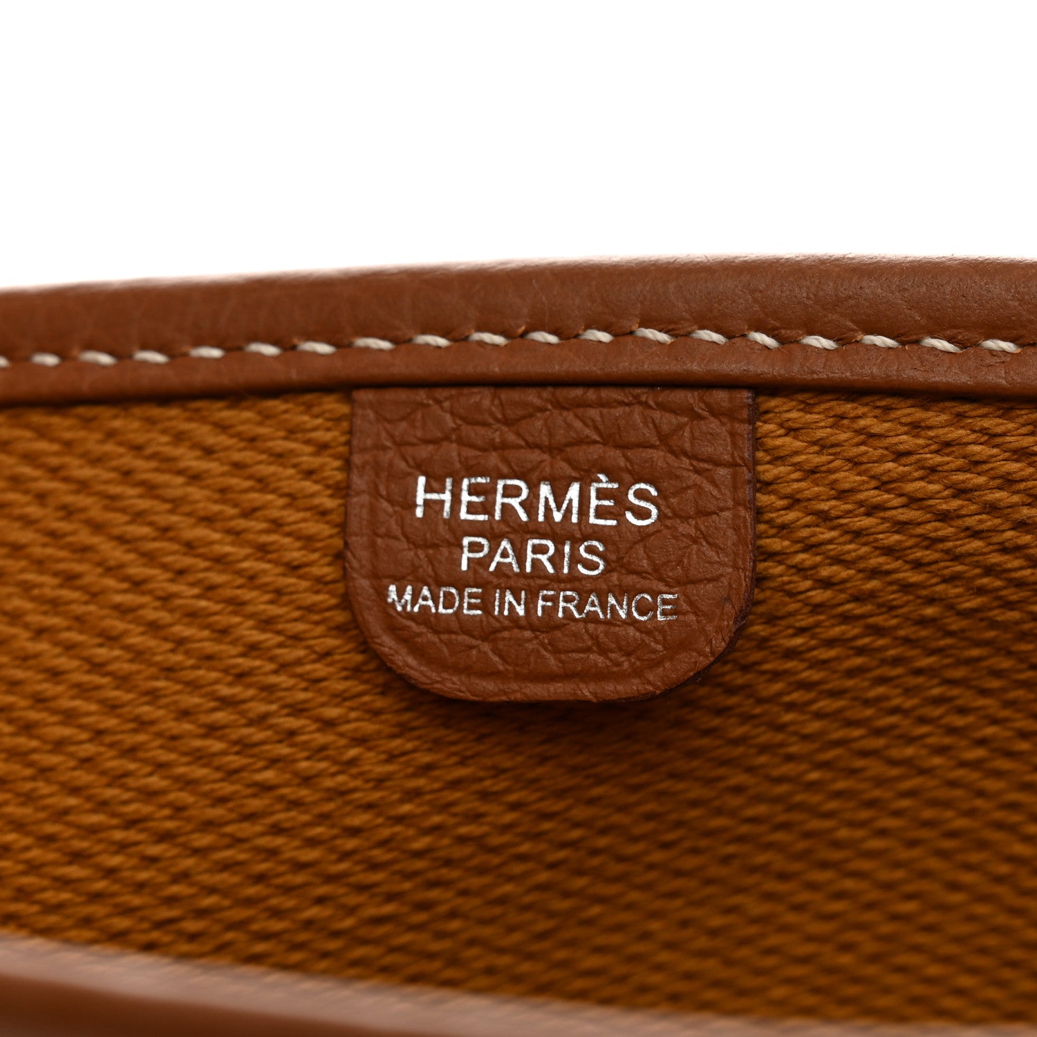 Hermes Toile Taurillon Clemence Evelyne PM Gold Ecru 6 of 10