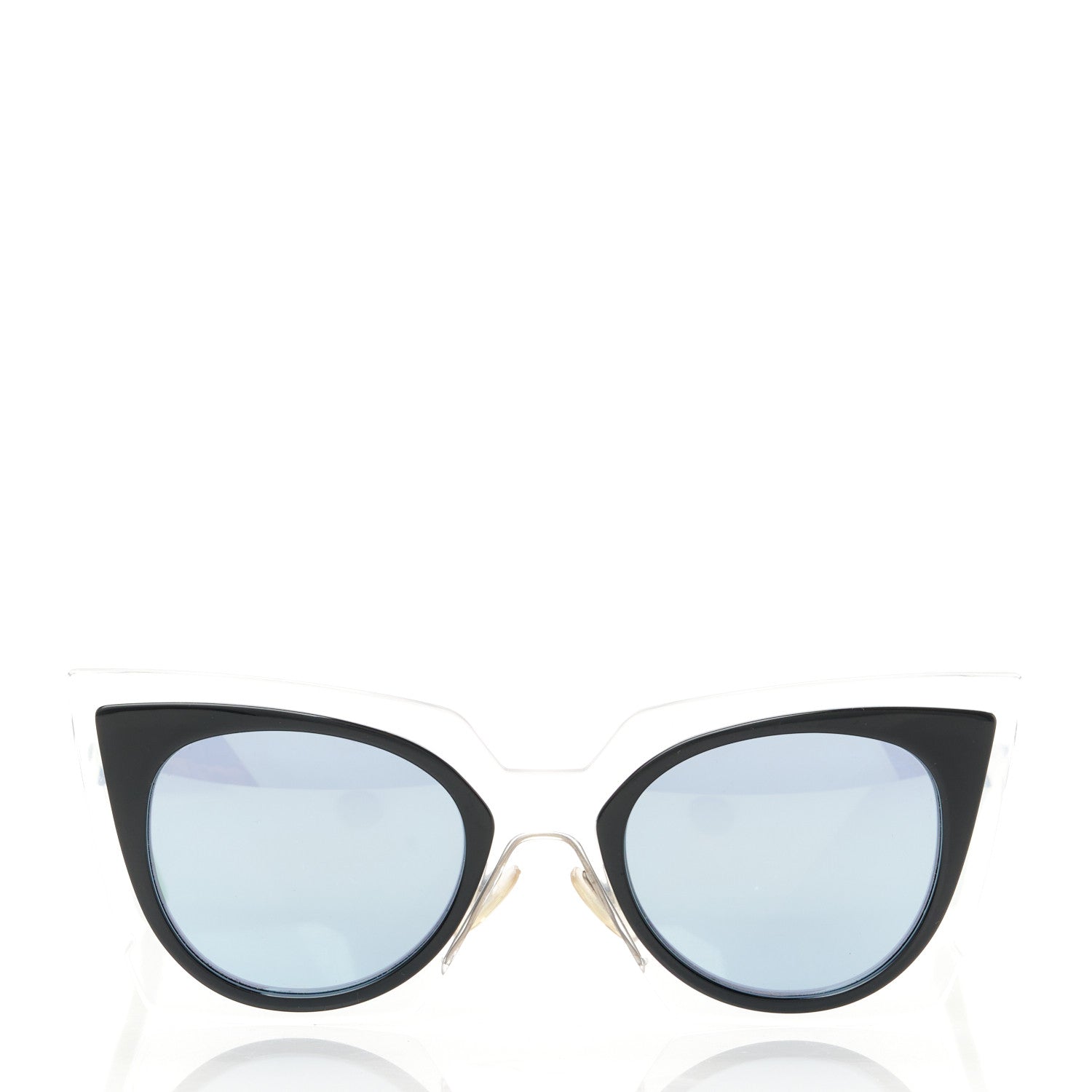 Fendi Cat Eye Orchidea Sunglasses FF 0117/S Crystal Black 2 of 6