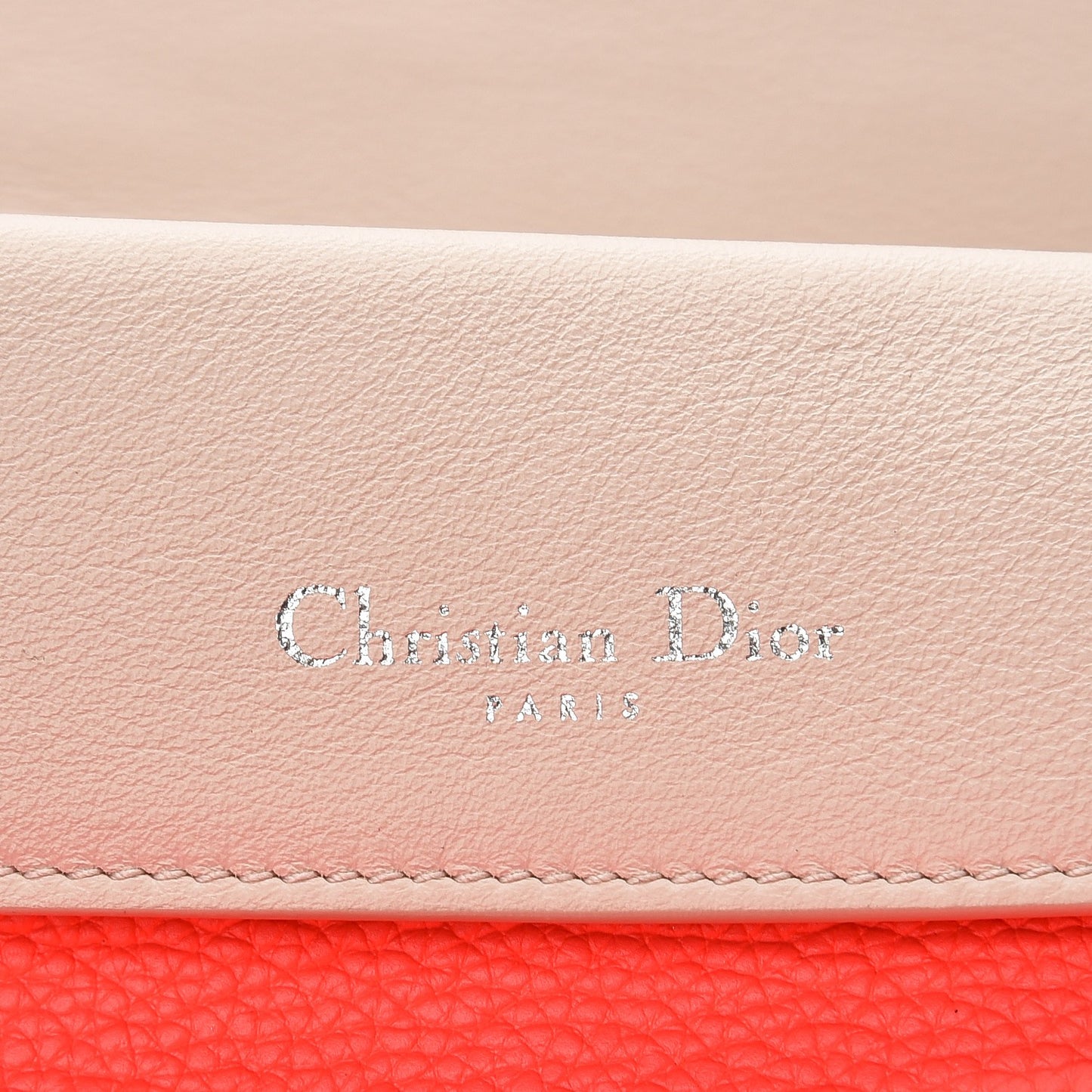 Bullcalf Mini Be Dior Satchel Fluorescent Goji Pink