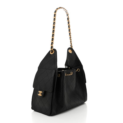 Chanel Caviar Quilted Small Chanel 25 Handbag Black 3 of 10