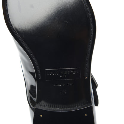 Louis Vuitton Patent Calfskin James Buckle Shoe 8.5 Black 6 of 7