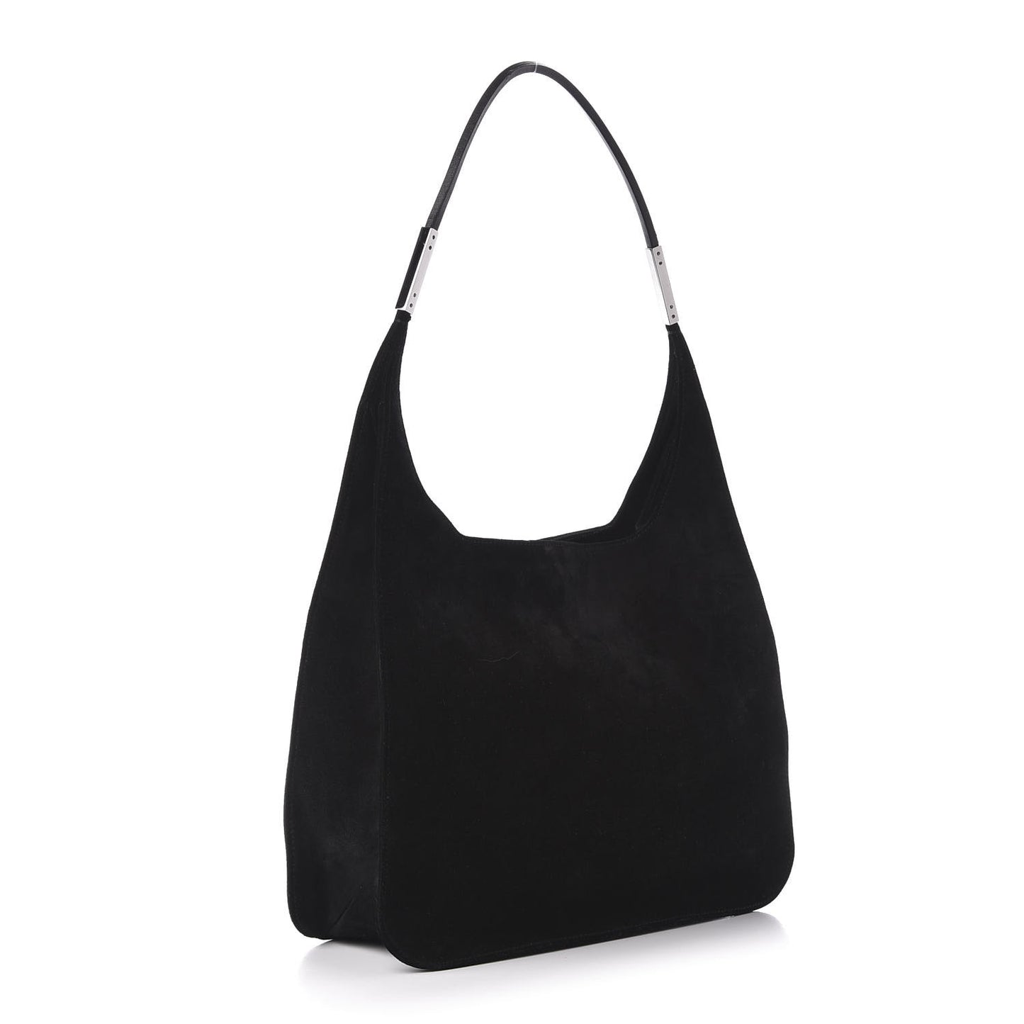 Suede Shoulder Bag Black