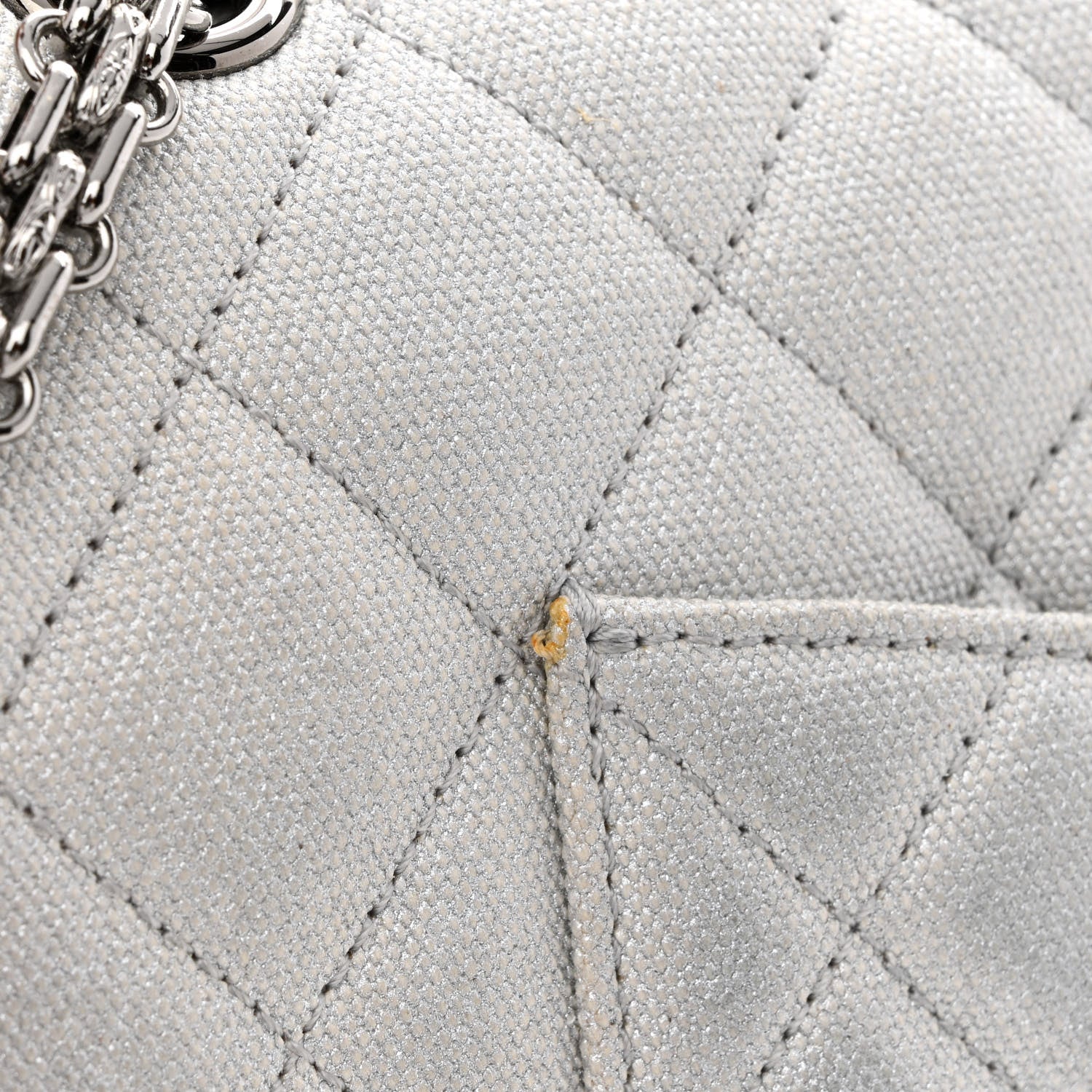 Chanel Metallic Canvas Space Charms 2.55 Reissue 226 Flap Silver 12 of 14