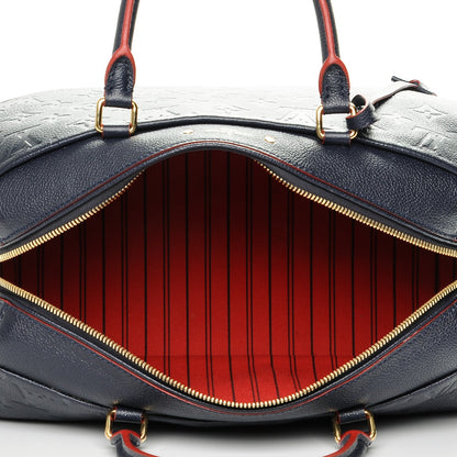 Louis Vuitton Empreinte Speedy Bandouliere 30 NM Marine Rouge 5 of 7