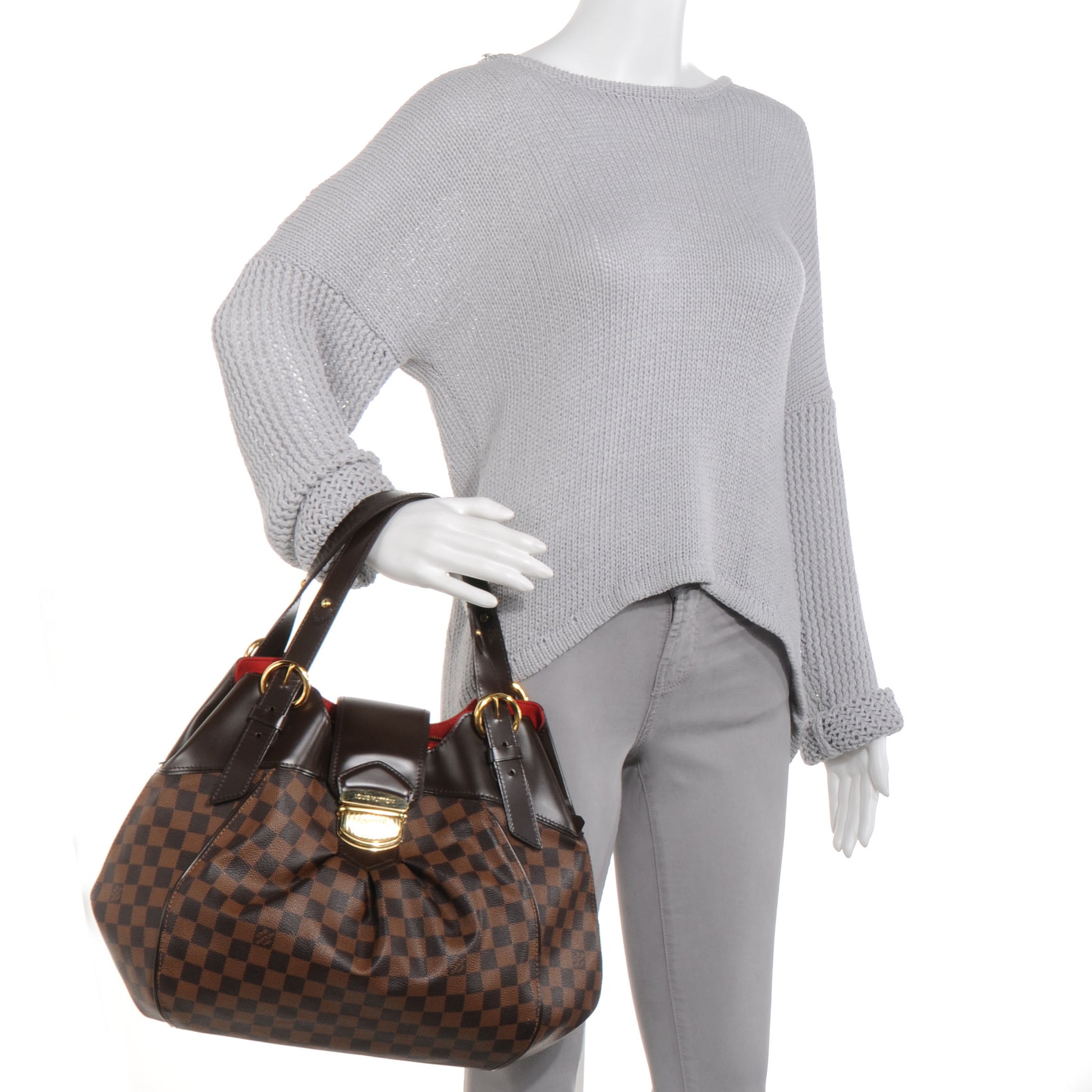 Louis Vuitton Damier Ebene Sistina GM 4 of 7