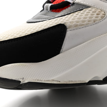 Christian Dior Technical Mesh Calfskin Mens B22 Sneakers 41 Black White Red 13 of 13