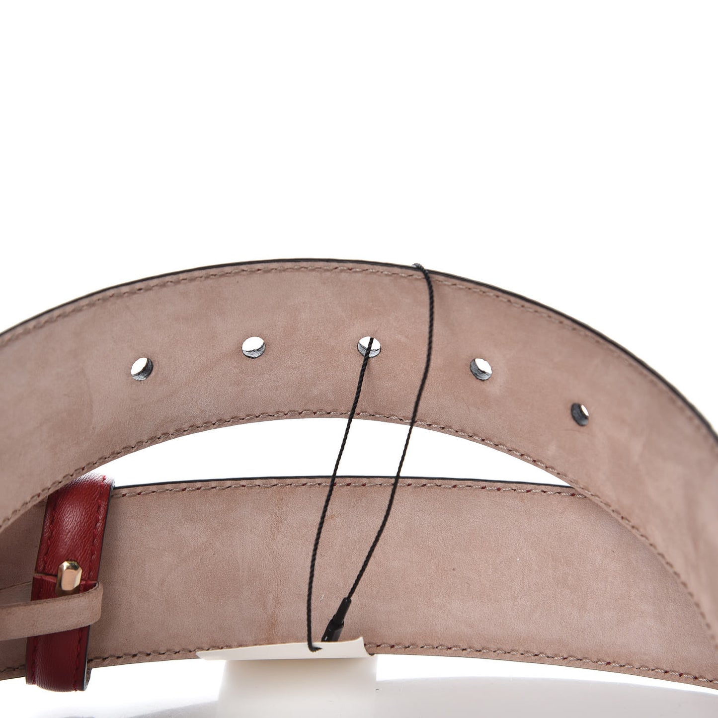 Soft Microguccissima Margaux Calfskin Belt 90 36 Rosso
