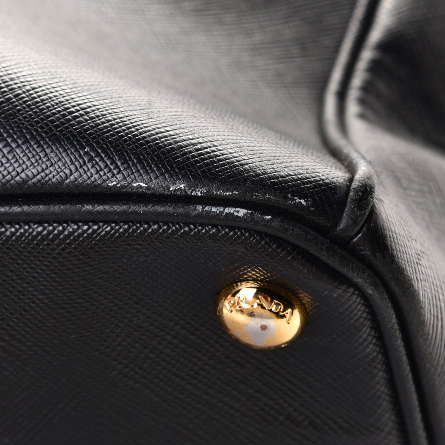 Prada Saffiano Lux Extra Large Galleria Double Zip Tote Black 12 of 12