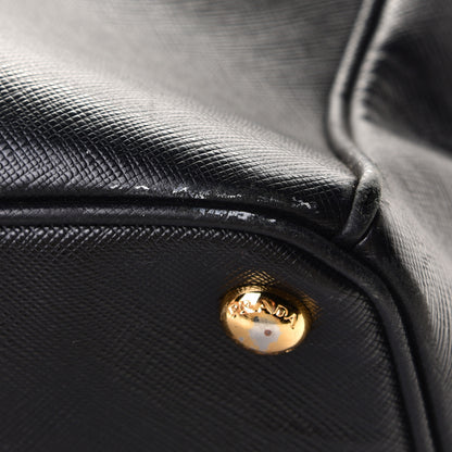 Prada Saffiano Lux Extra Large Galleria Double Zip Tote Black 12 of 12
