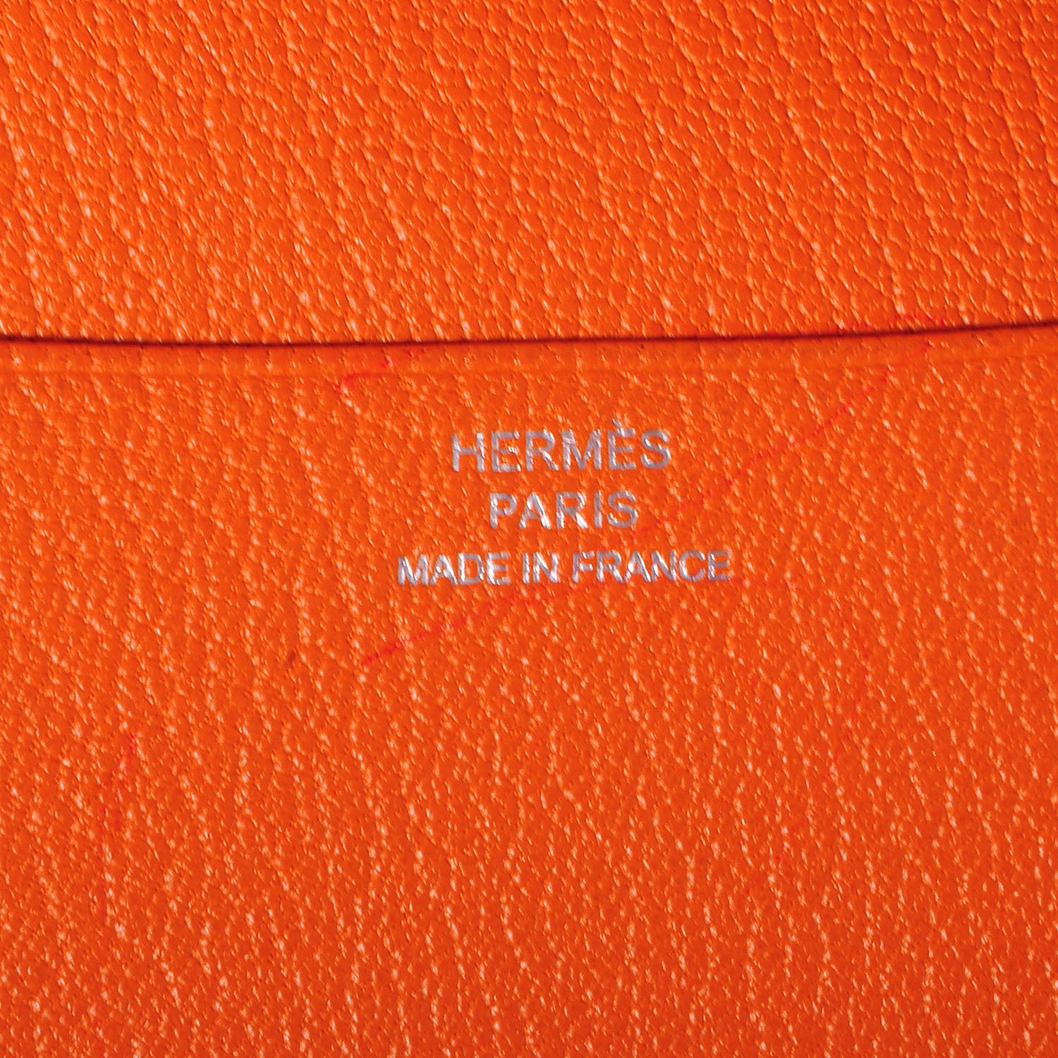 Hermes Chevre Mysore Globe-Trotter Agenda Cover Orange 5 of 8