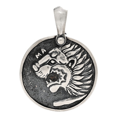 David Yurman Sterling Silver Petrvs Lion Amulet Pendant 1 of 3