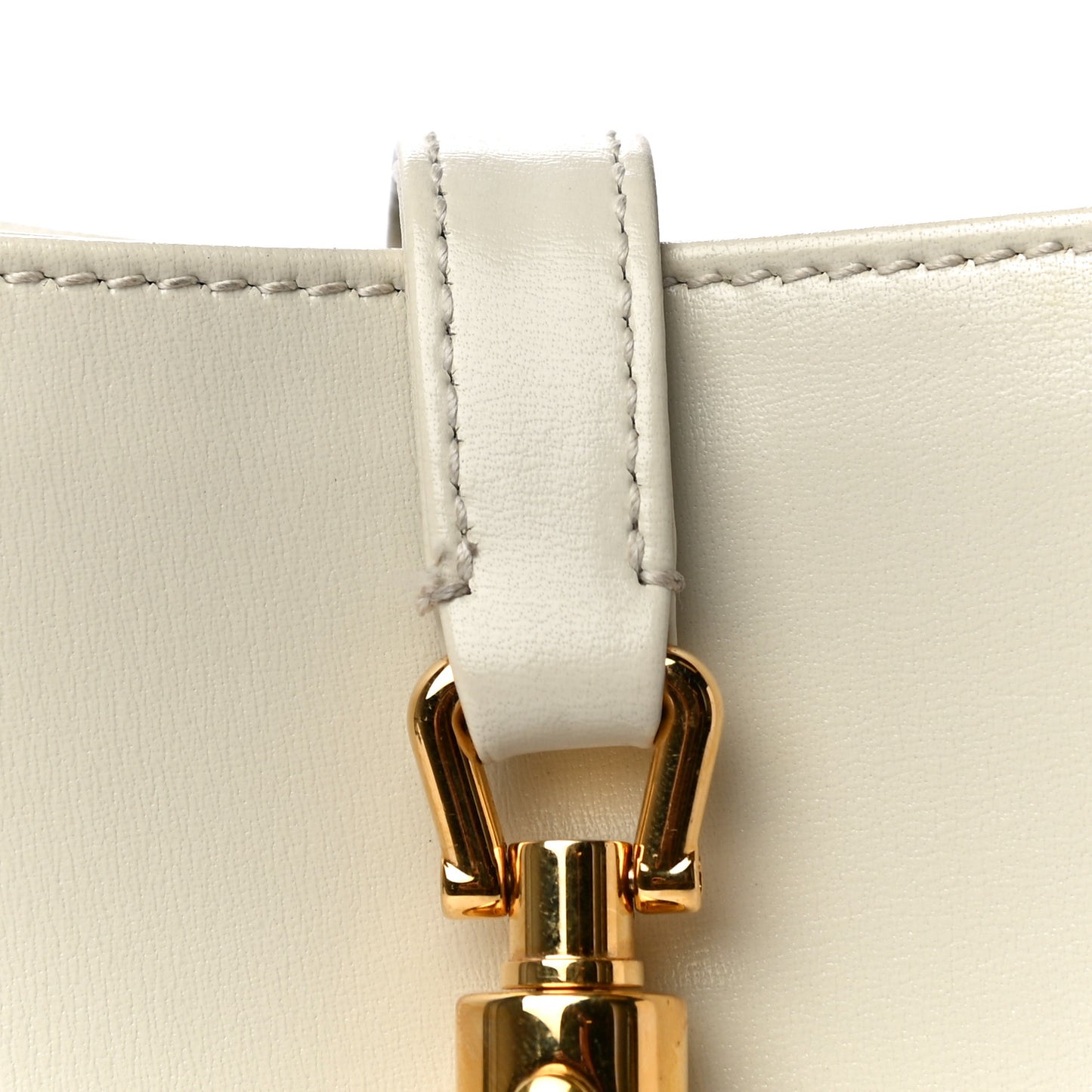 Boarded Dyana Lux Calfskin Mini Jackie 1961 Hobo Mystic White