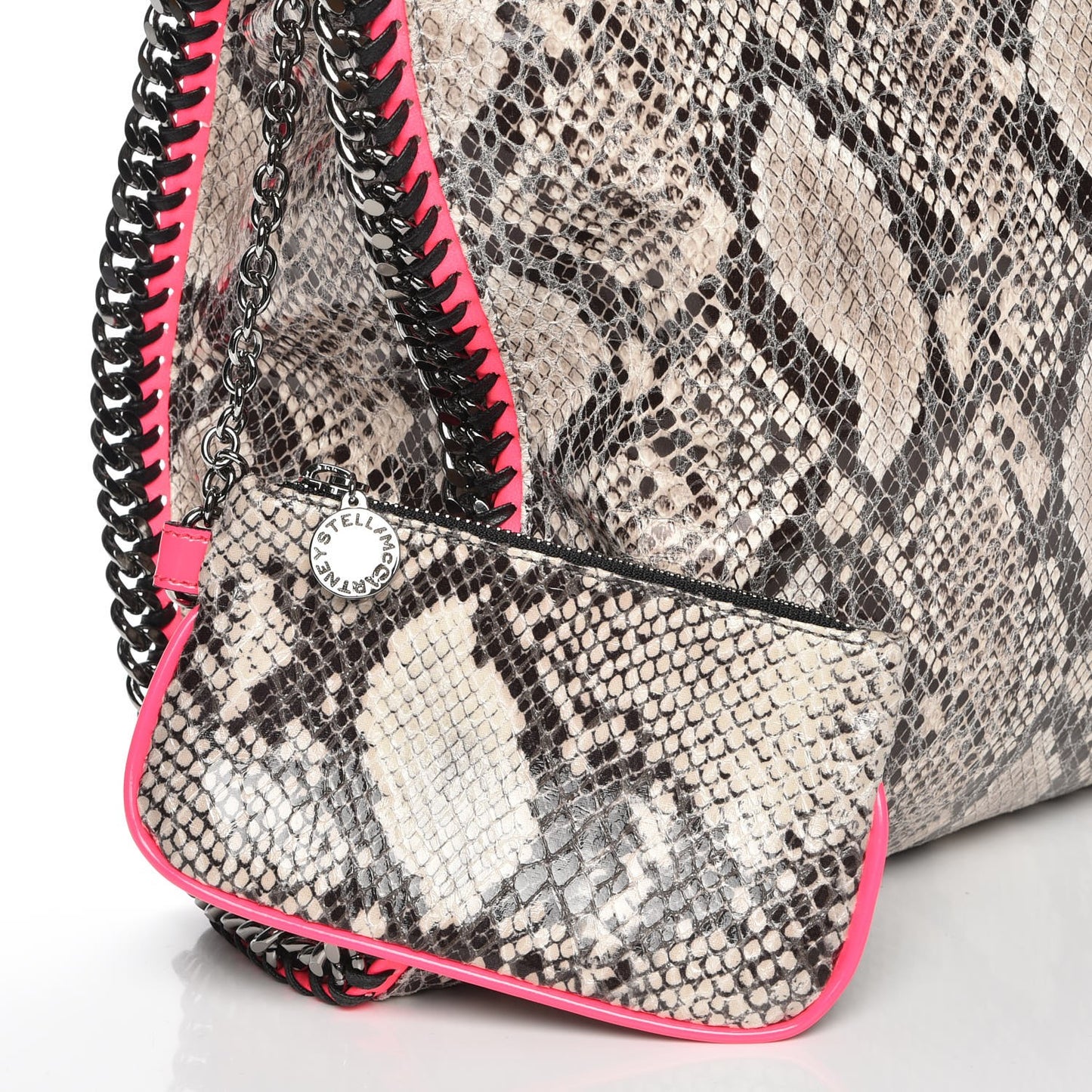 Eco Python Big Falabella Tote Grey