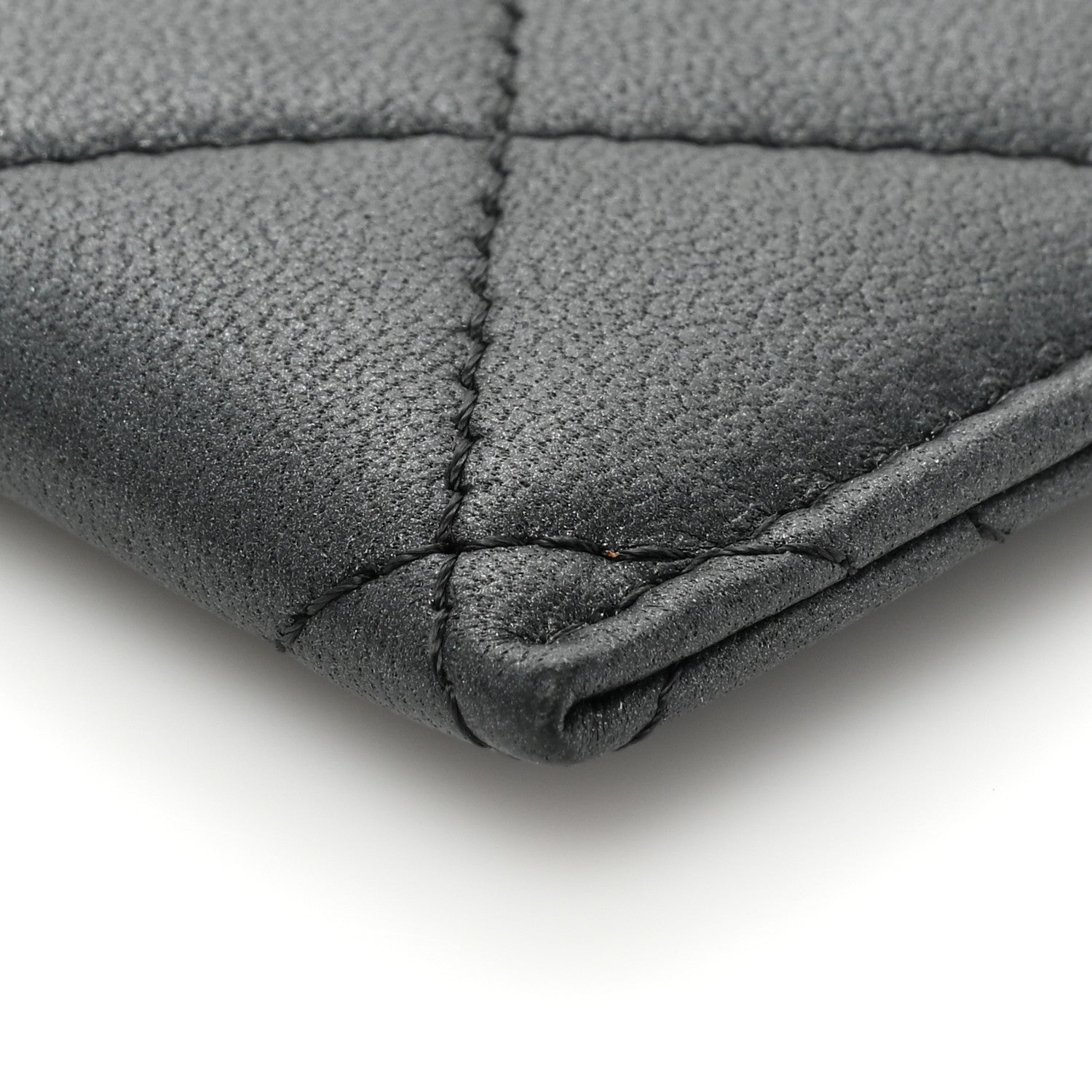 Chanel Pearly Lambskin Quilted Card Holder So Black 10 of 12