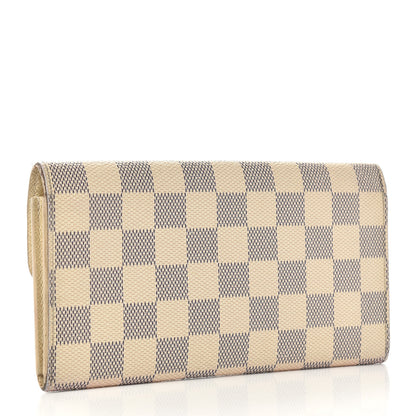 Louis Vuitton Damier Azur Emilie Wallet 3 of 7