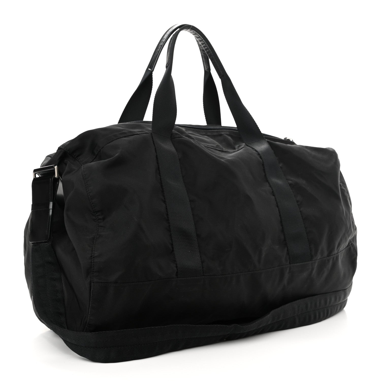 Prada Tessuto Nylon Duffle Black 2 of 9