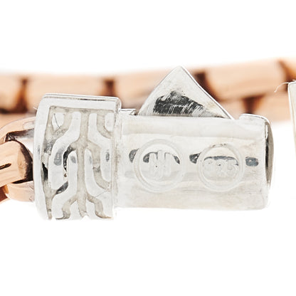 John Hardy Sterling Silver Bronze 4mm Box Chain Bracelet 4 of 4