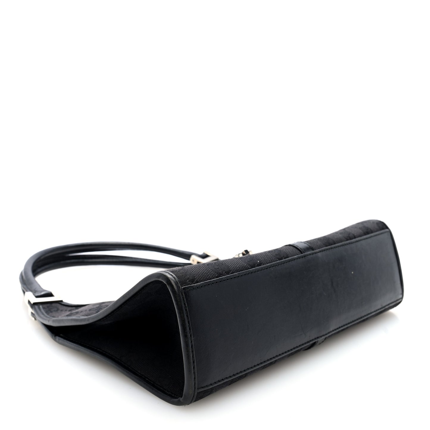 Monogram Bardot Shoulder Bag Black