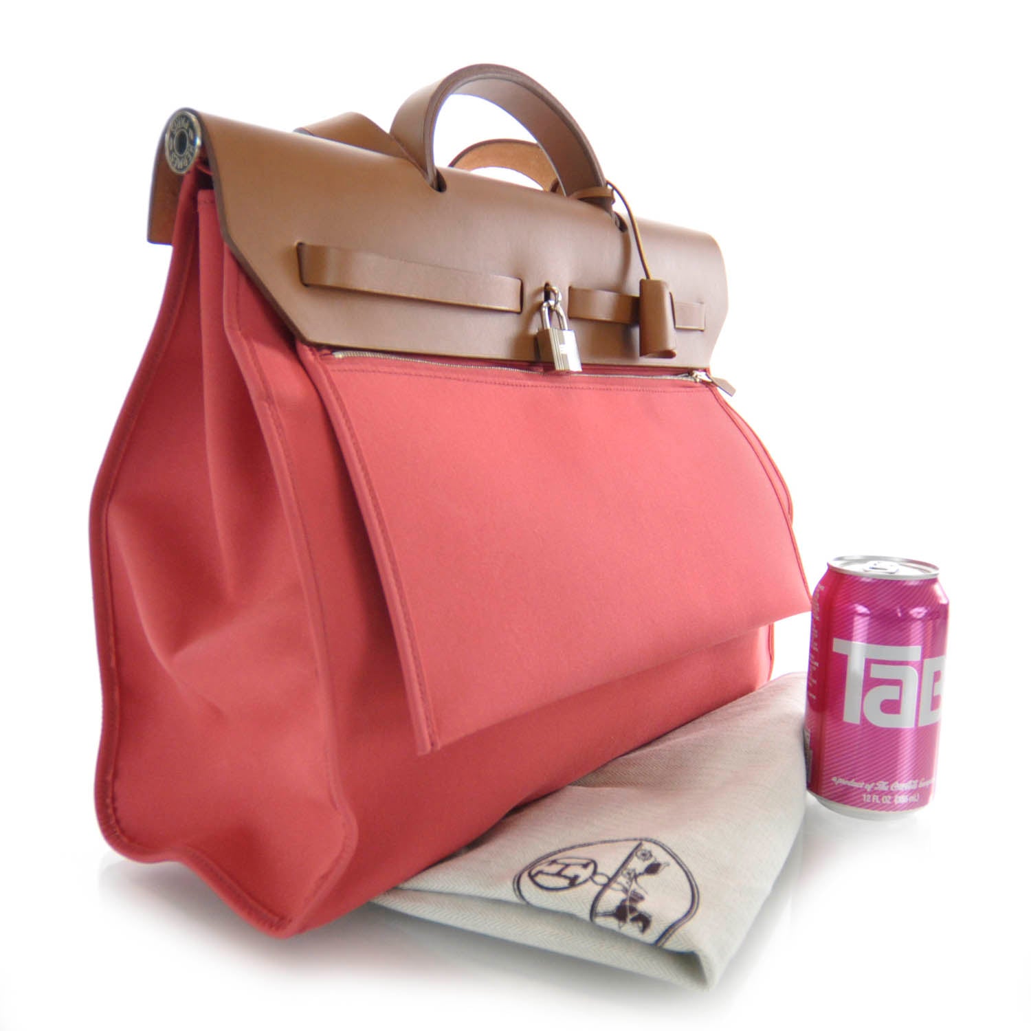 Hermes Toile Herbag Zip MM Bougainvillea 3 of 8