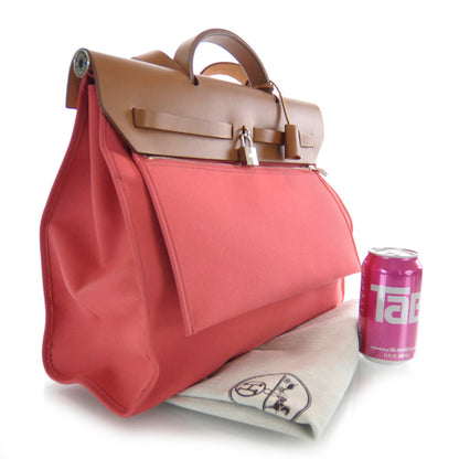 Hermes Toile Herbag Zip MM Bougainvillea 3 of 8