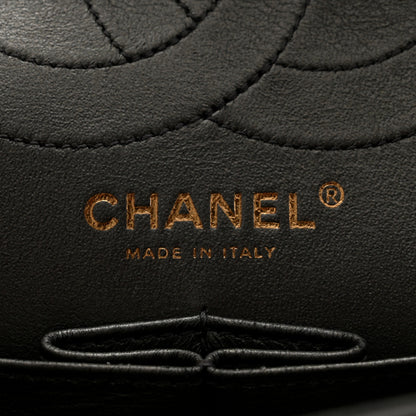 Chanel Metallic Calfskin Quilted 2.55 Reissue 226 Flap Charcoal 6 of 10