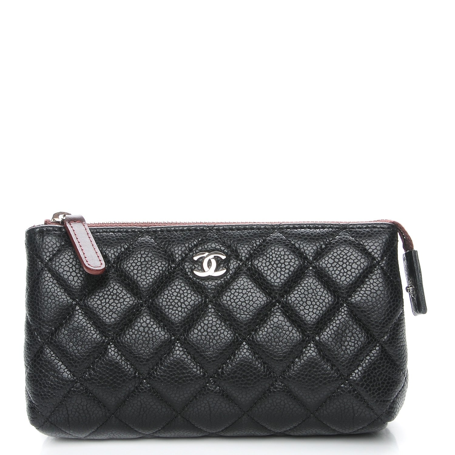 Chanel Caviar Quilted Small Cosmetic Case Black 1 of 9