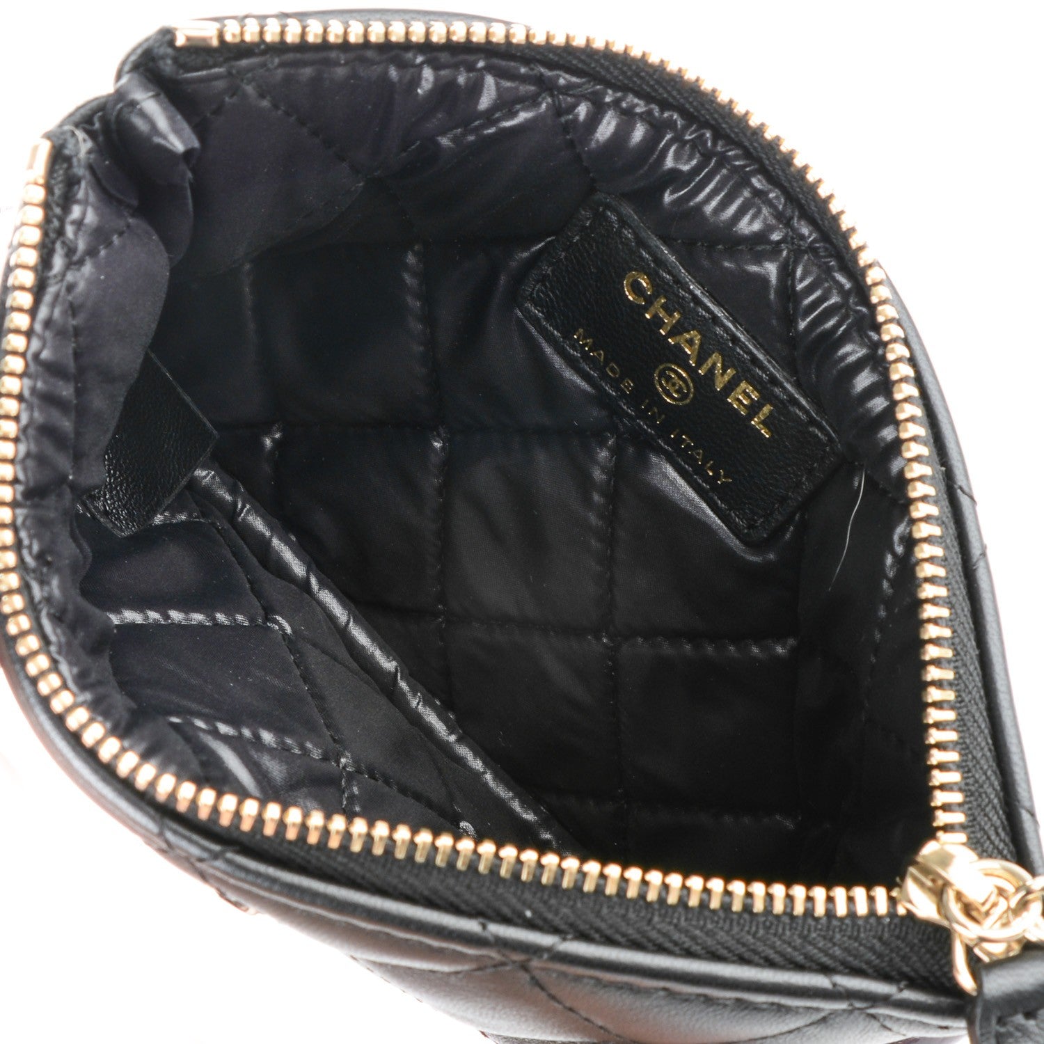 Chanel Lambskin Quilted Casino Coin Purse Black 5 of 7