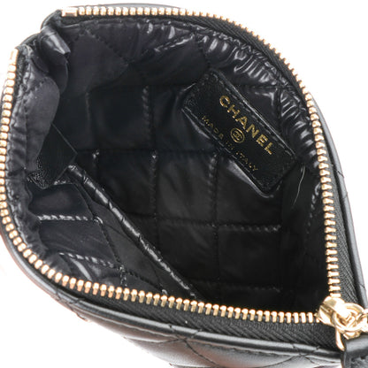 Chanel Lambskin Quilted Casino Coin Purse Black 5 of 7