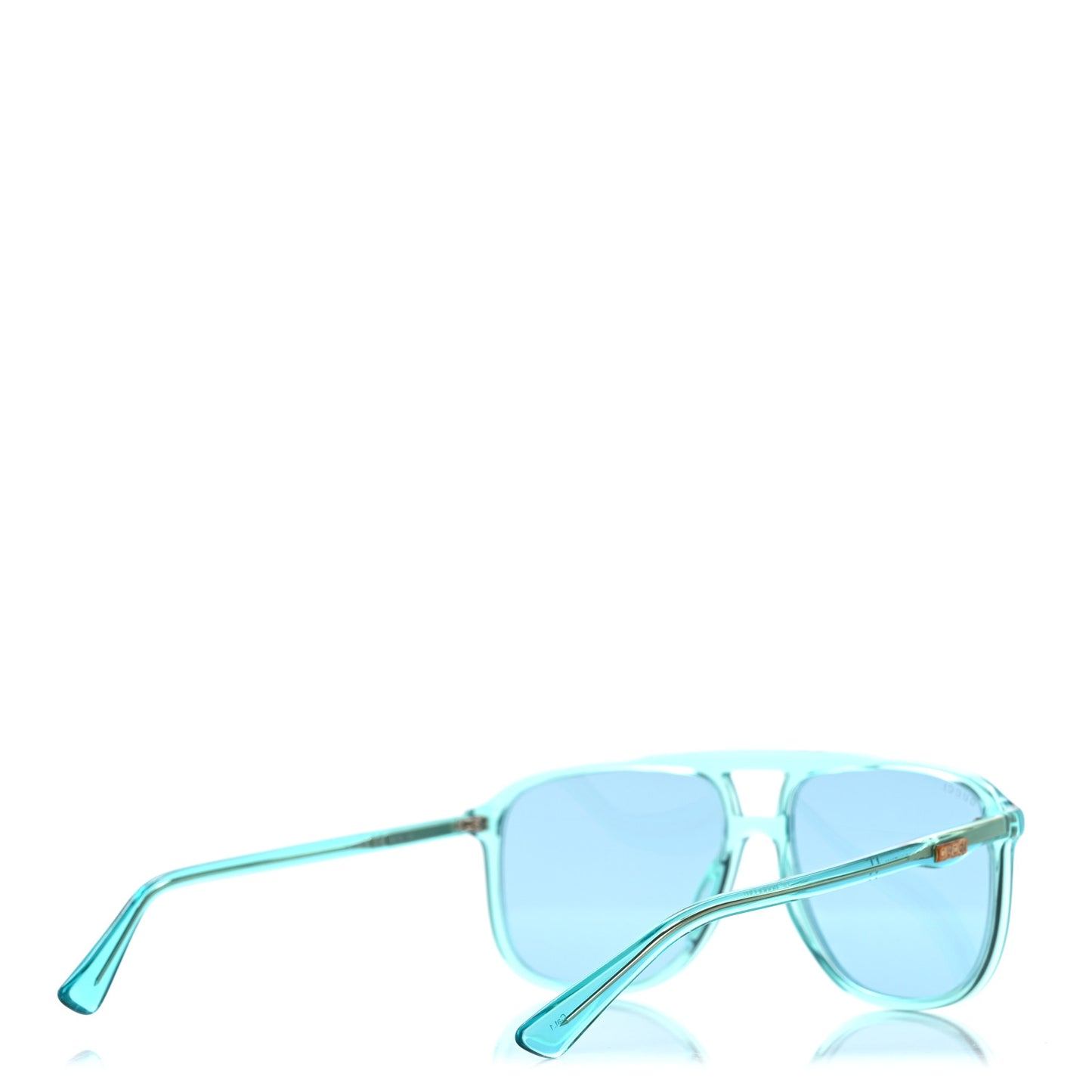 Squared Aviator Sunglasses GG0262S Blue