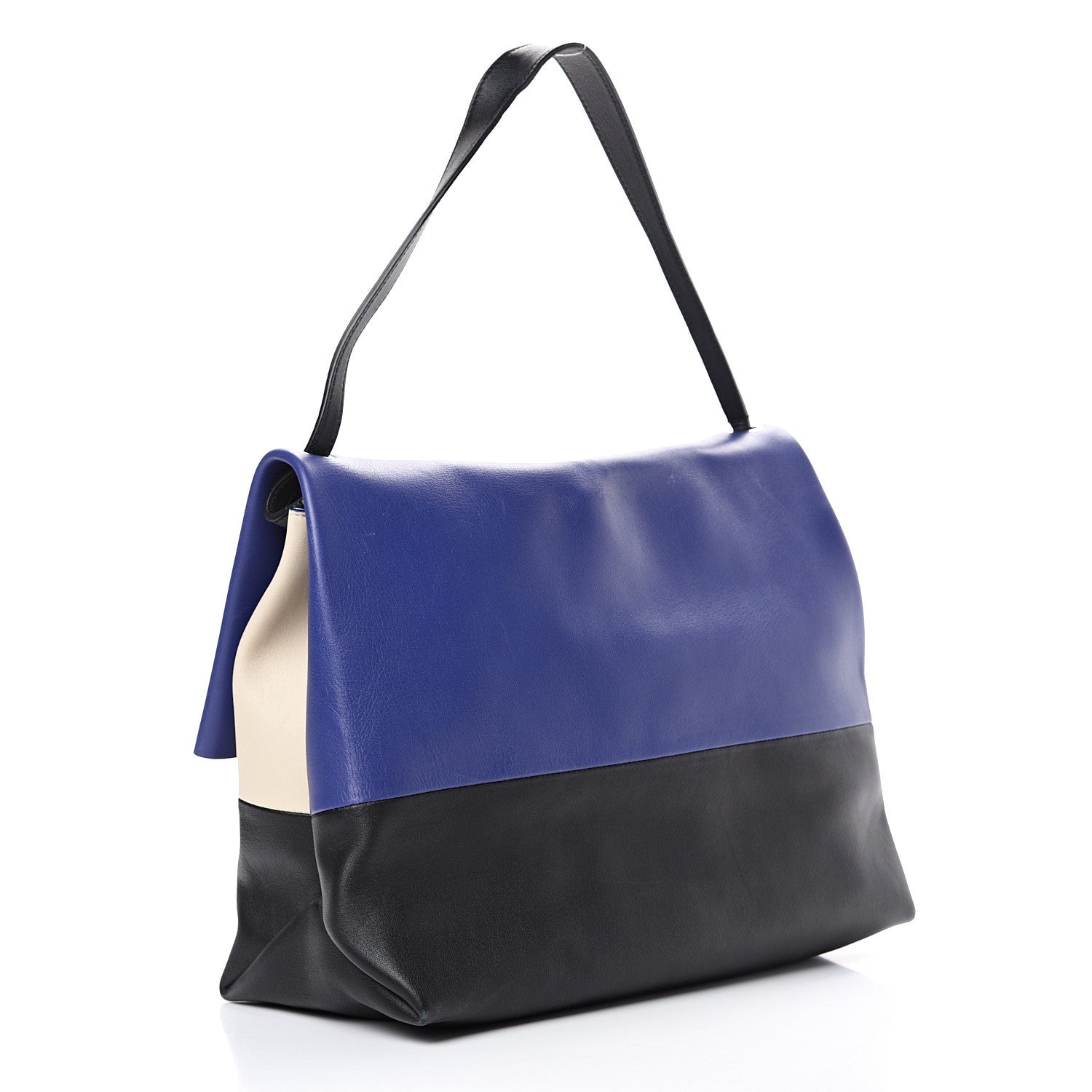 Celine Calfskin All Soft Shoulder Bag Indigo 3 of 21