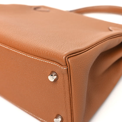 Hermes Togo Kelly Retourne 28 Gold 11 of 12