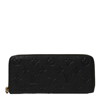 Louis Vuitton Empreinte Clemence Wallet Black 1 of 9