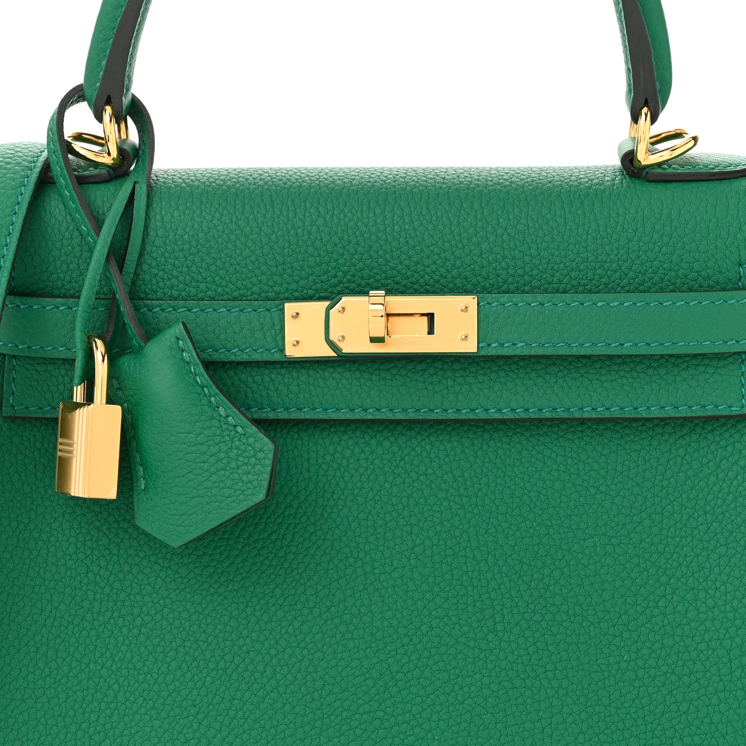 Hermes Togo Kelly Retourne 25 Menthe 8 of 10