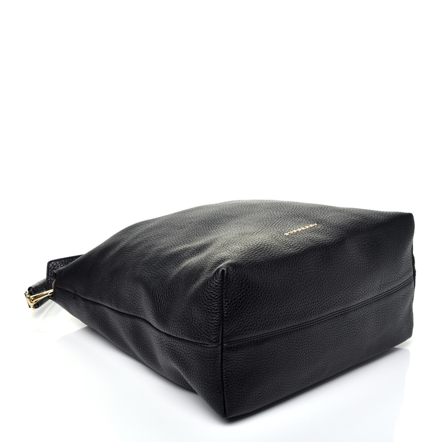 Burberry London Grainy Calfskin Medium Cale Hobo Black 4 of 11