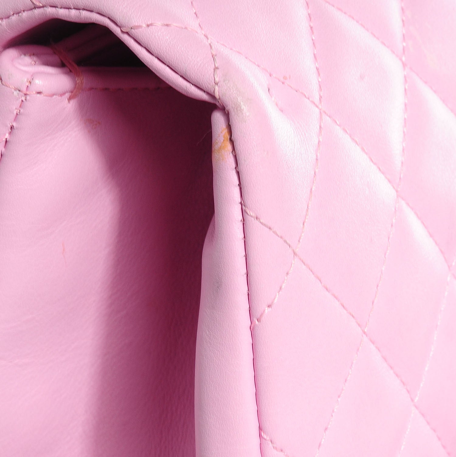 Chanel Calfskin Quilted Large Cambon Flap Pink Black 8 of 12