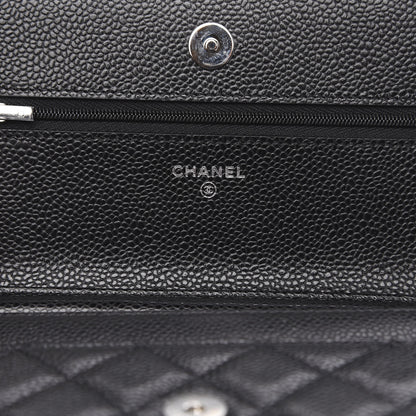 Chanel Caviar Quilted Wallet On Chain WOC Black 6 of 11