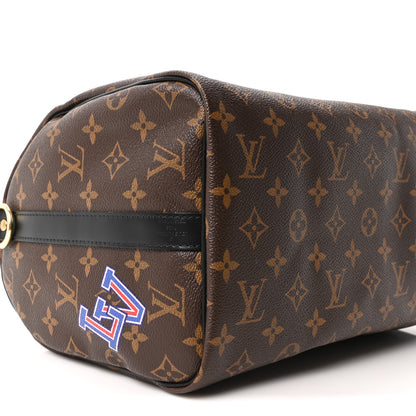 Louis Vuitton Monogram My World Tour Speedy Bandouliere 30 Black 8 of 10