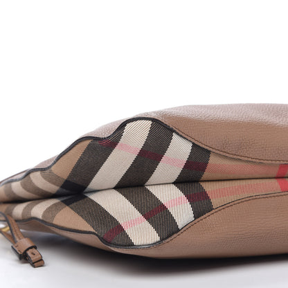 Burberry Grainy Calfskin House Check Small Bingley Dark Sand 6 of 10