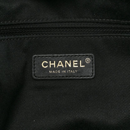 Chanel Woven Straw Raffia Small Deauville Tote Charcoal 6 of 10