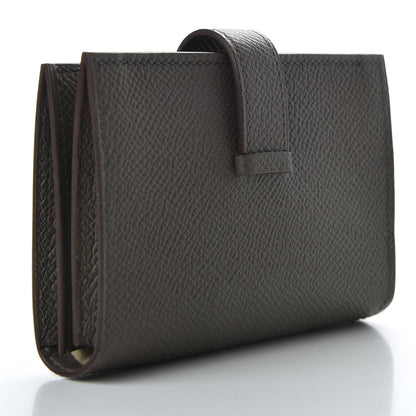 Hermes Epsom Bearn Card Holder Wallet Etain 3 of 7